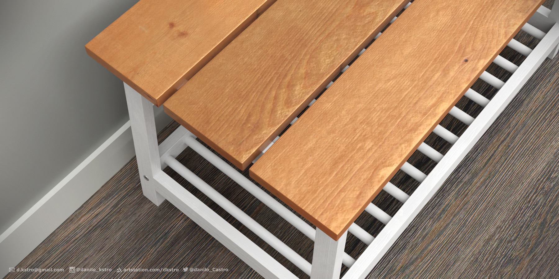 ArtStation - Shoe Rack | 3D model | 4k Textures | Resources