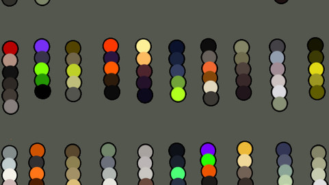 Color Palette 33 for Clip Studio Paint and Ex