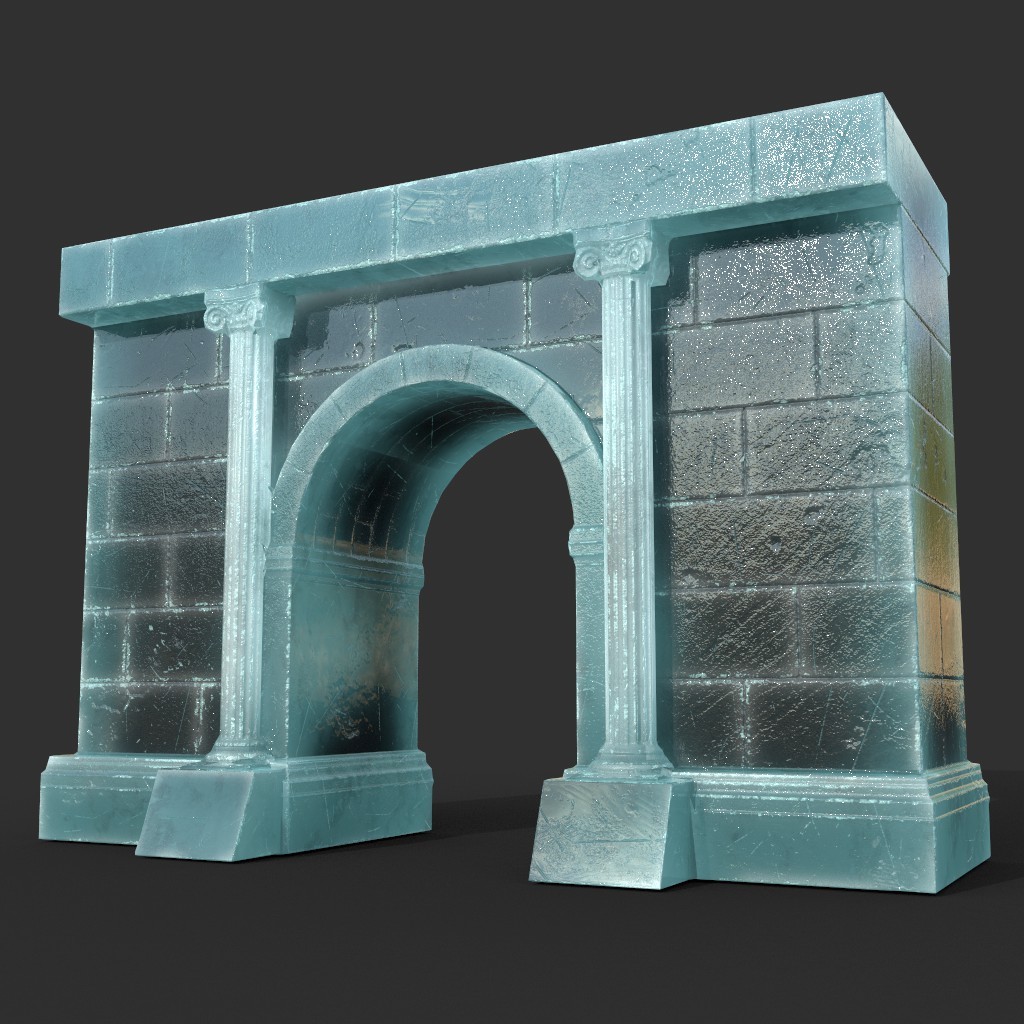 ArtStation Low poly Ancient Roman Ruin Construction Pack 02 Frozen