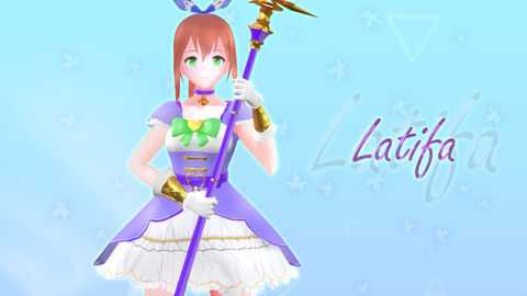 Latifa PBR Original - VRChat/Game Ready