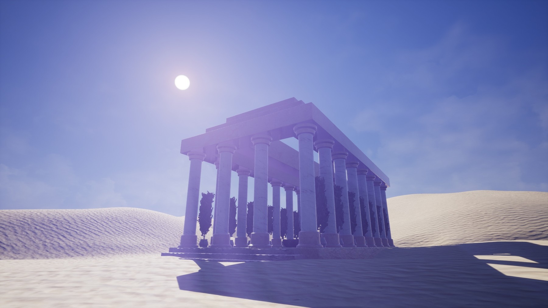 ArtStation a building in the desert Game Assets