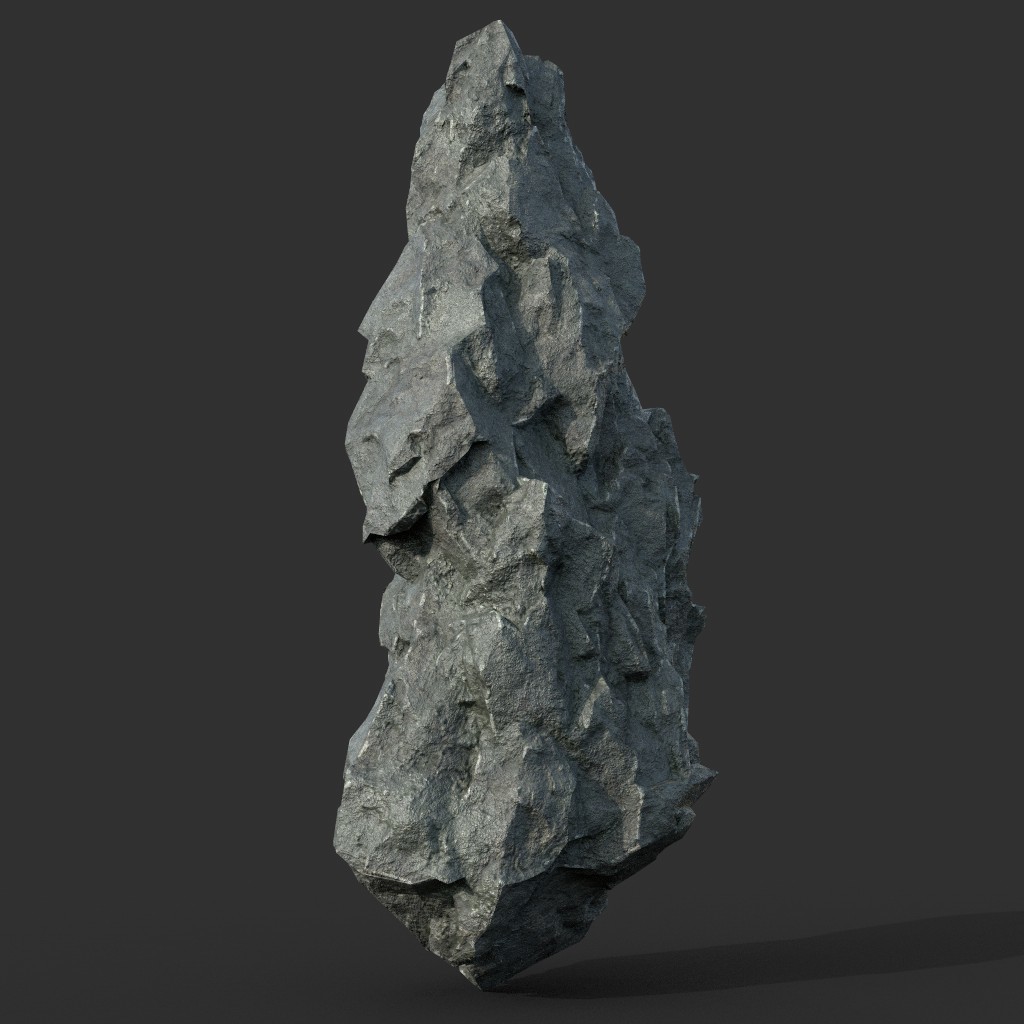 ArtStation Sharp Rock Formation Pack A 191226 Black Game Assets