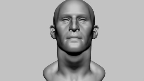 Base Male Head 02