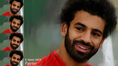 mohamed salah portrait