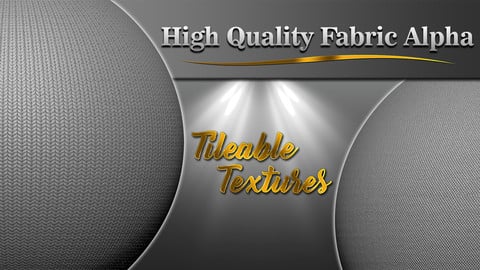 60 Tileable Fabric Alpha ( Heavy Details )