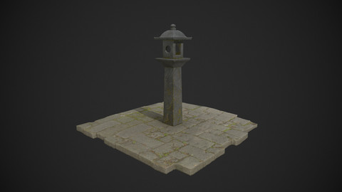 Japanese Stone Lantern 5