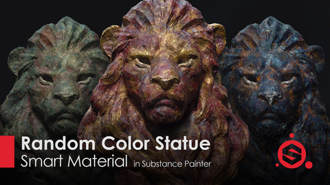 Random Color Statue Smart Material