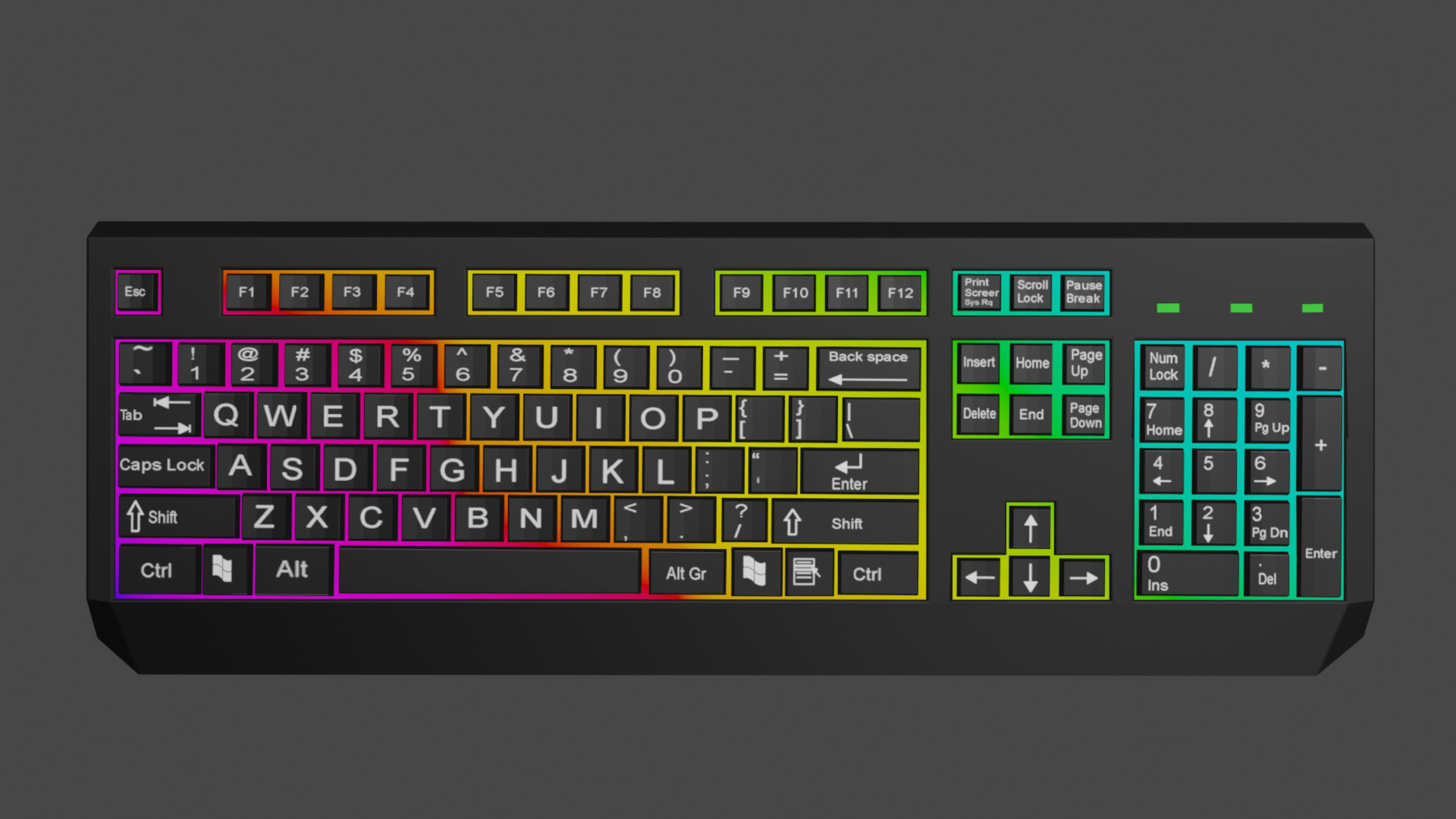 ArtStation - Lowpoli Keyboard | Game Assets