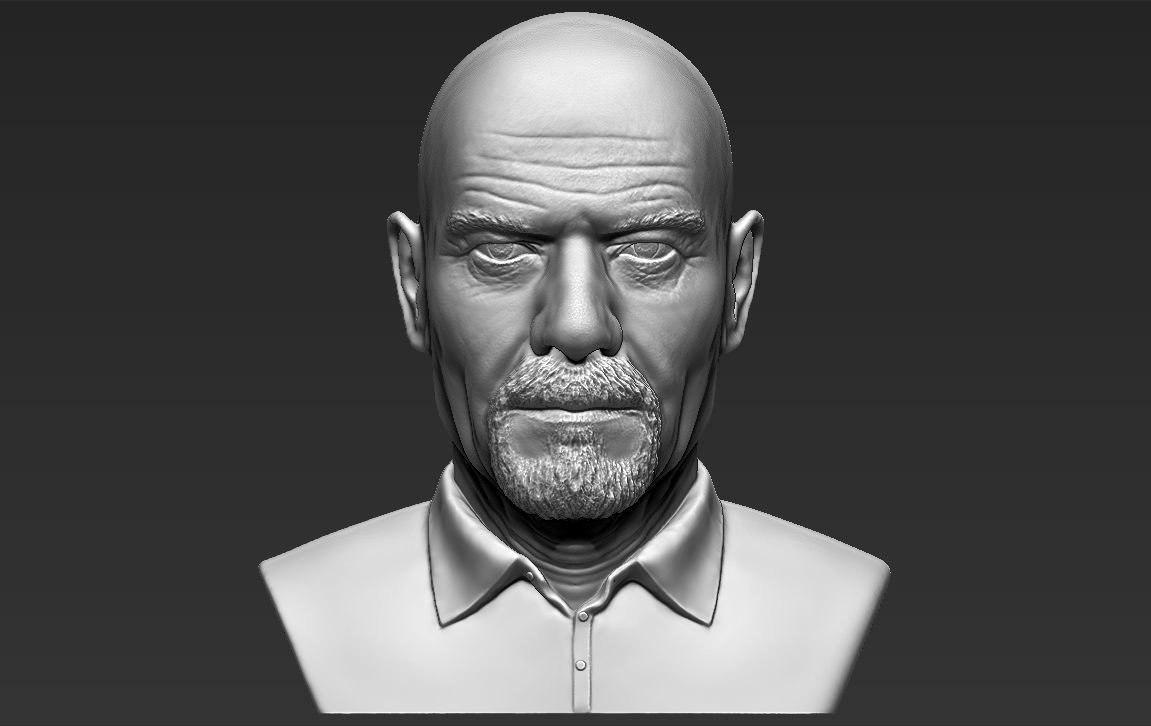 Superbe modélisation 3D de Walter White (Breaking Bad) - KULTT