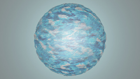 Blue and White Rock Texture