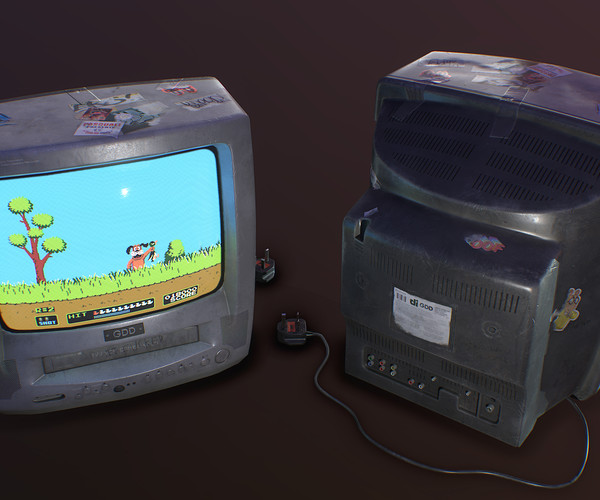 ArtStation - Old TV | Resources