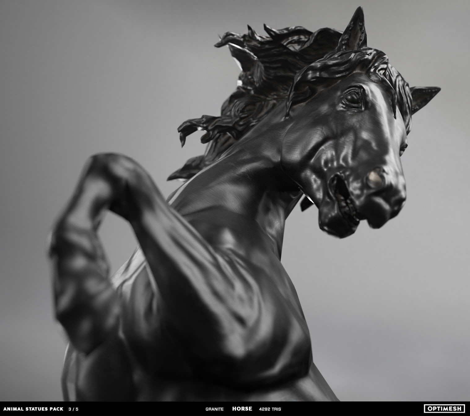 Estátua de cavalo AR VR PBR Lowpoly com jogo pronto Modelo 3d Modelo 3D -  TurboSquid 2080183