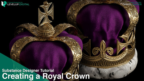 Creating a Royal Crown in Substance Designer | Daniel Thiger