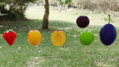 Plum Strawberry Apricot