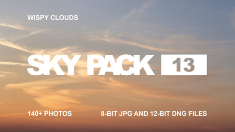 Sky Pack 13 / Wispy Clouds reference pack