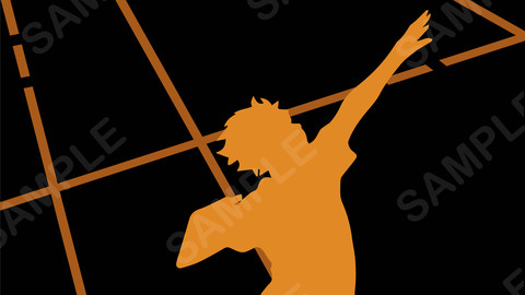 Haikyuu!! - Hinata's Silhoutte Wallpaper