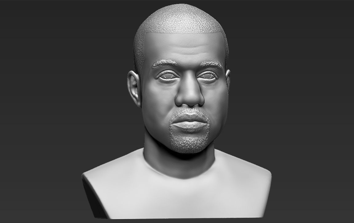 ArtStation - Kanye West bust 3D printing ready stl obj | Resources