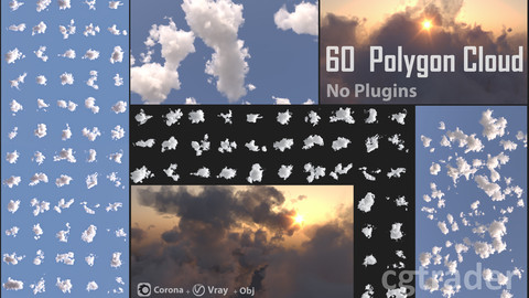 60 Polygon Cloud Pack
