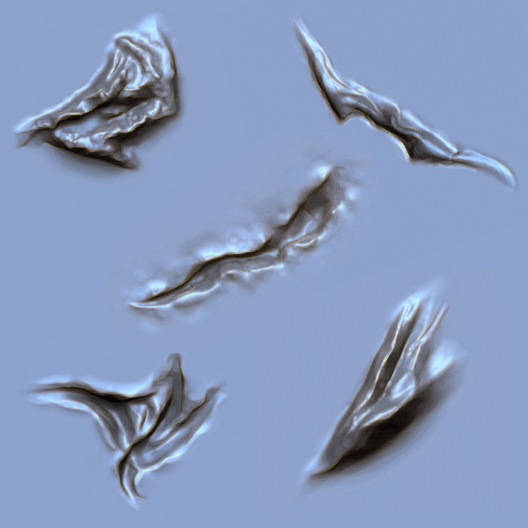 ArtStation Zbrush Metal Damage Brushes Brushes