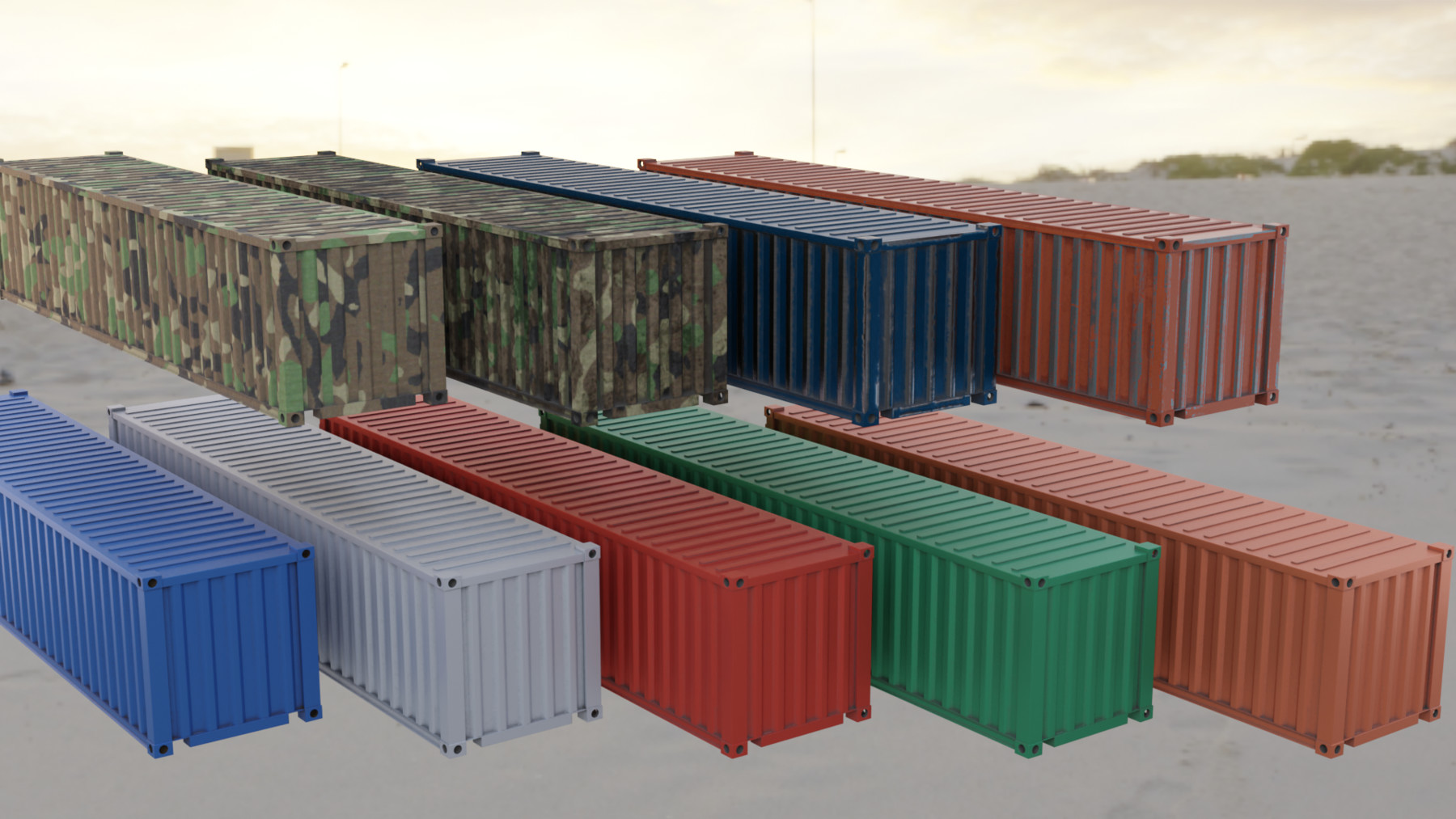 ArtStation - Shipping Container | Game Assets