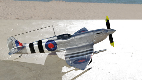 Spitfire Hf mk VII Game and Subdivision ready