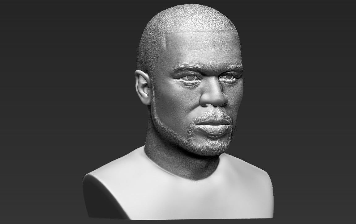 ArtStation - 50 Cent bust 3D printing ready stl obj | Resources