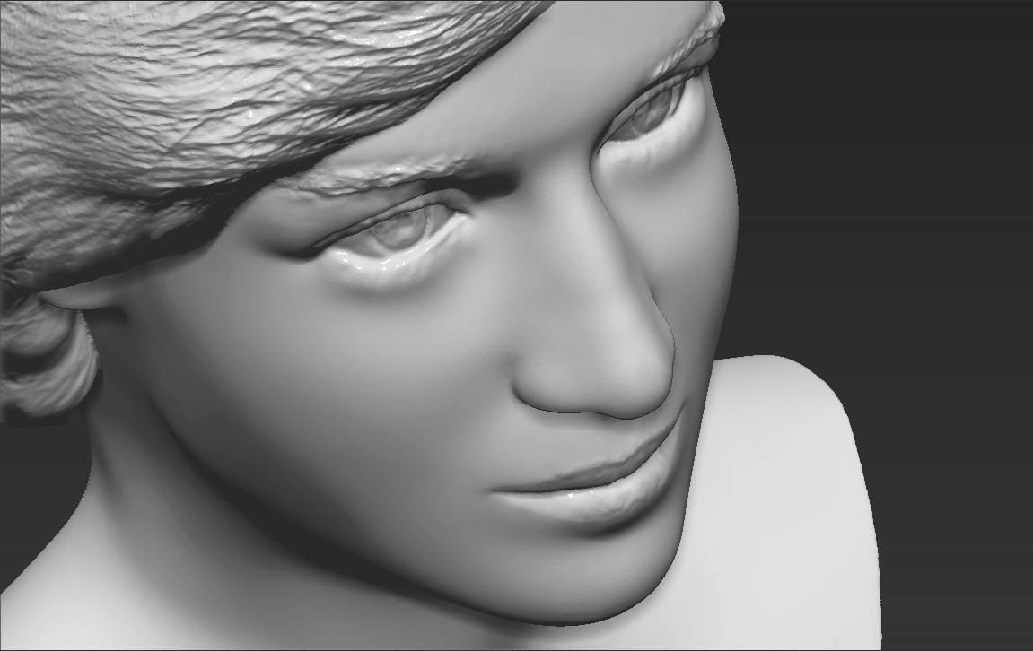 ArtStation - Princess Diana bust 3D printing ready stl obj formats ...