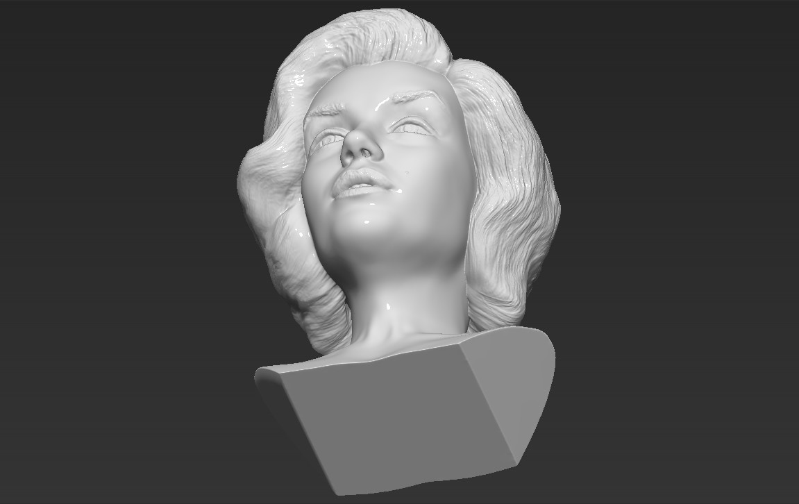 ArtStation - Marilyn Monroe bust 3D printing ready stl obj formats ...