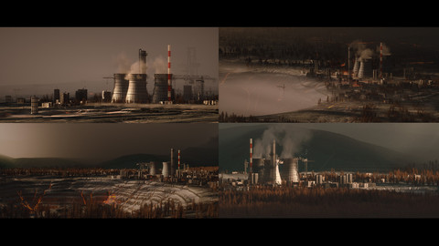 Free Soviet powerplant | C4D | Octane | Render-ready