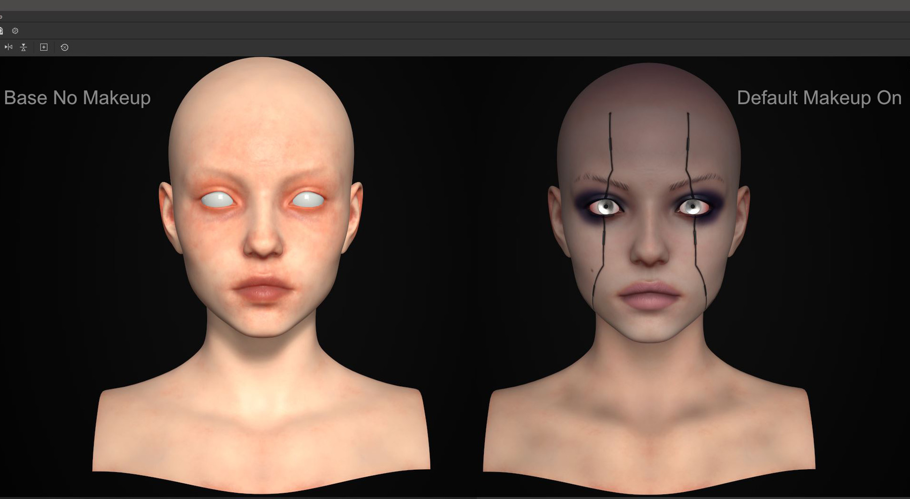 ArtStation - Female Head Substance painter file and model | Game Assets