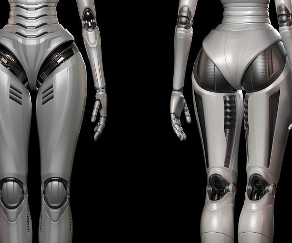 ArtStation - SCI - FI ROBOT WOMAN RIGGED STANDARD EDITION 3D model ...