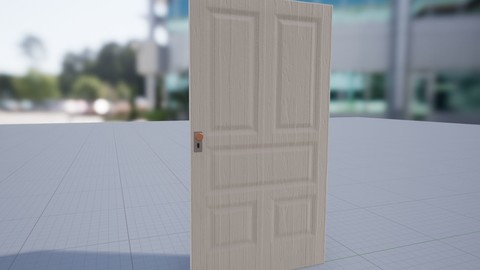 Unreal Engine 4 Doors Game Ready Assets (4.25.3) & All 3D Files