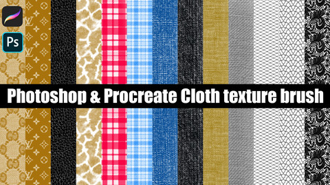 Photoshop&Photoshop Cloth texture brush
