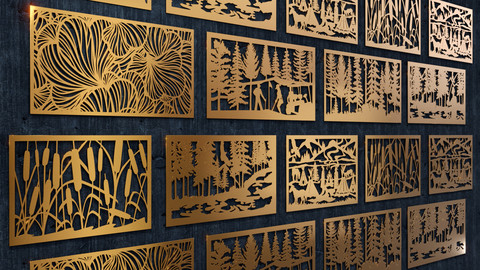 Nature pattern pack - 7 patterns (Vol.3)