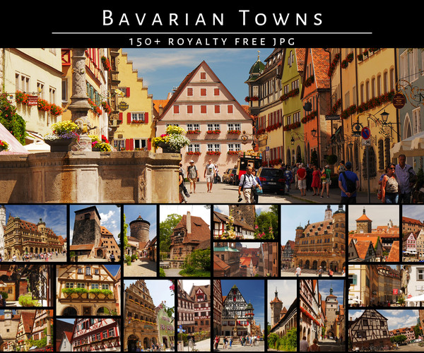 ArtStation Bavarian Towns Resources   File 