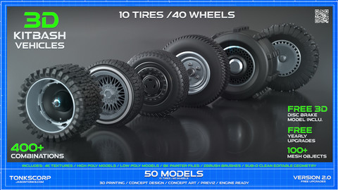 55 Wheel KITBASH TURBO Detailing Pack