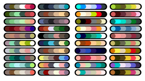 Color Palette 43 for Clip Studio Paint and Ex