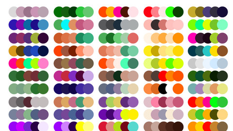 Color Palette 45 for Clip Studio Paint and Ex