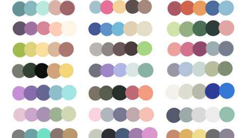 Color Palette 53 for Clip Studio Paint and Ex