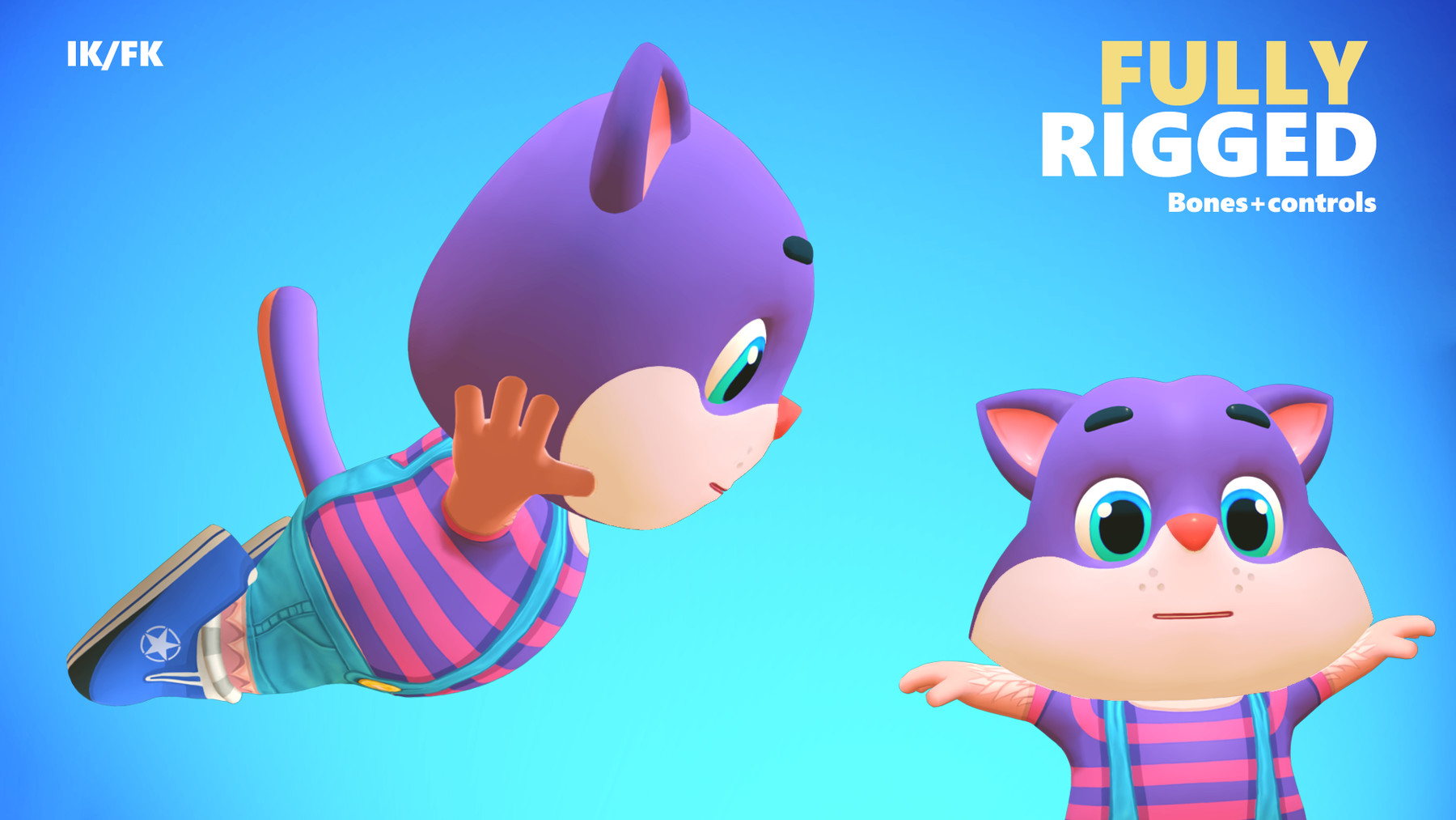 ArtStation - Cat Kitty Animated Rigged | Game Assets ArtStation - Cat Kitty Animated Rigged | Game Assets