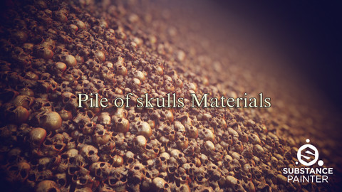 Pile of skulls Materials