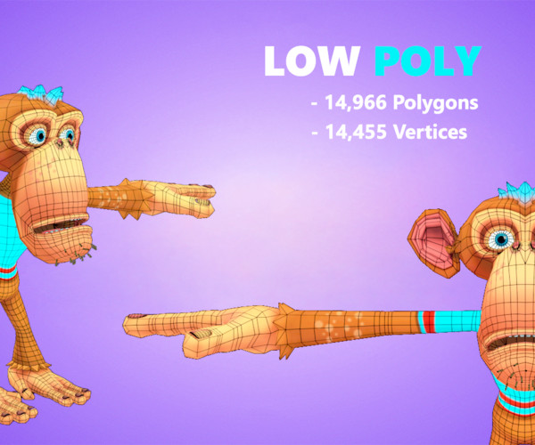 ArtStation - Monkey Animated | Game Assets