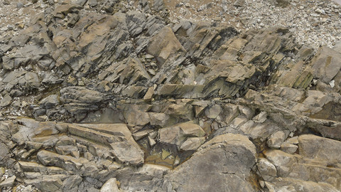 Photoscan_Beach Rock_0070_only HighPoly Mesh (16K Texture)