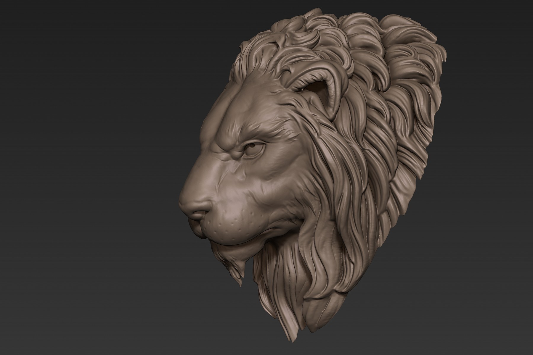 ArtStation - Lion Head Sculpt | Resources