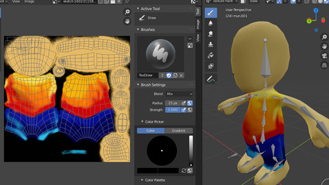 Customizable 3D Cartoon Characer