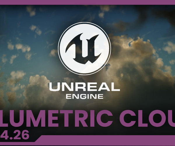 ArtStation - Unreal Engine 5.1 - Fake Volumetric 2D Cloud Material