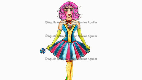 Colorful Candy Girl