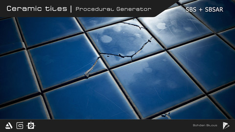 Ceramic tiles | Procedural generator | SBS & SBSAR