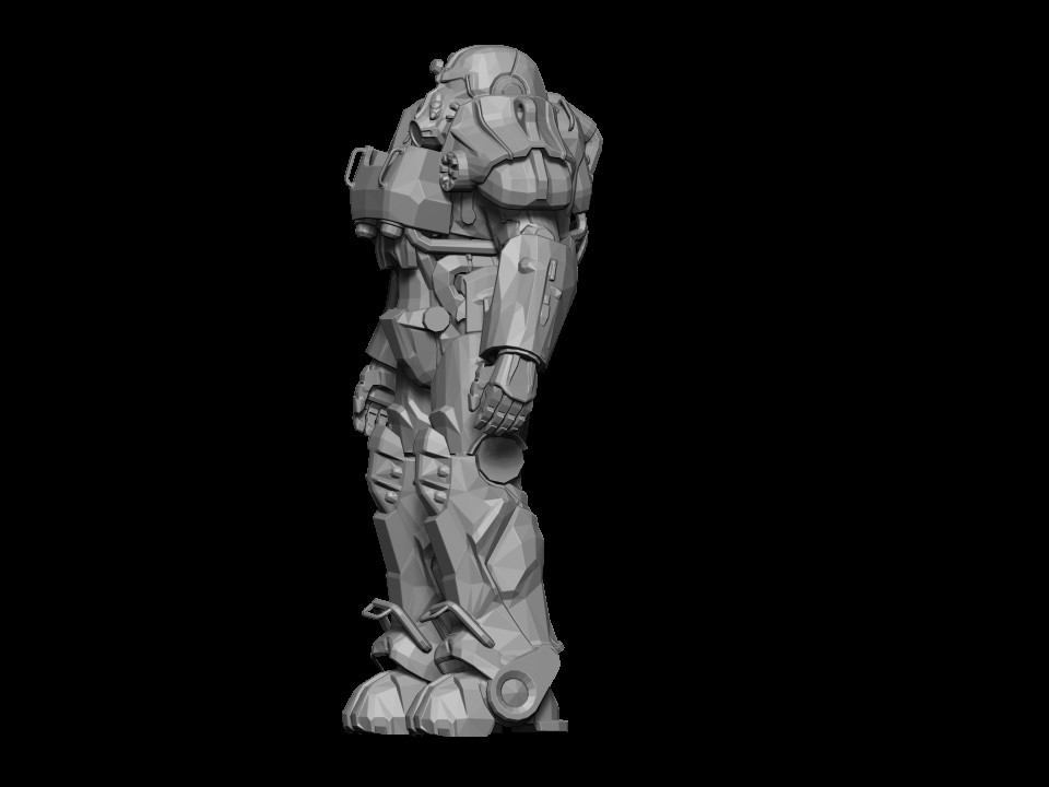 ArtStation T 60 Power Armor Resources   File 