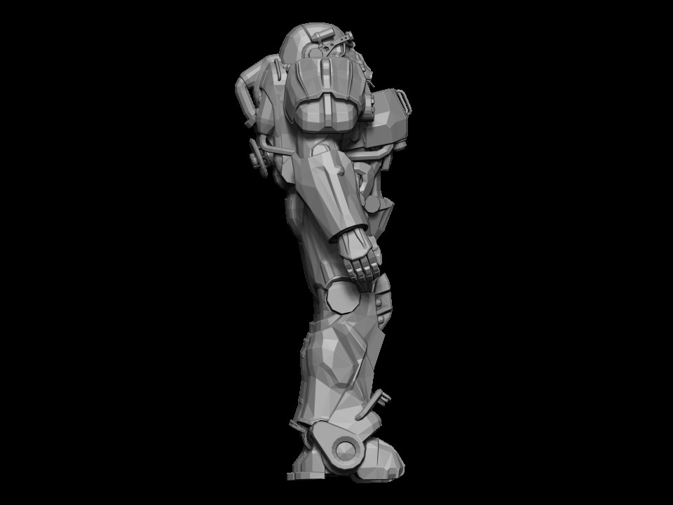 ArtStation T 60 Power Armor Resources   File 